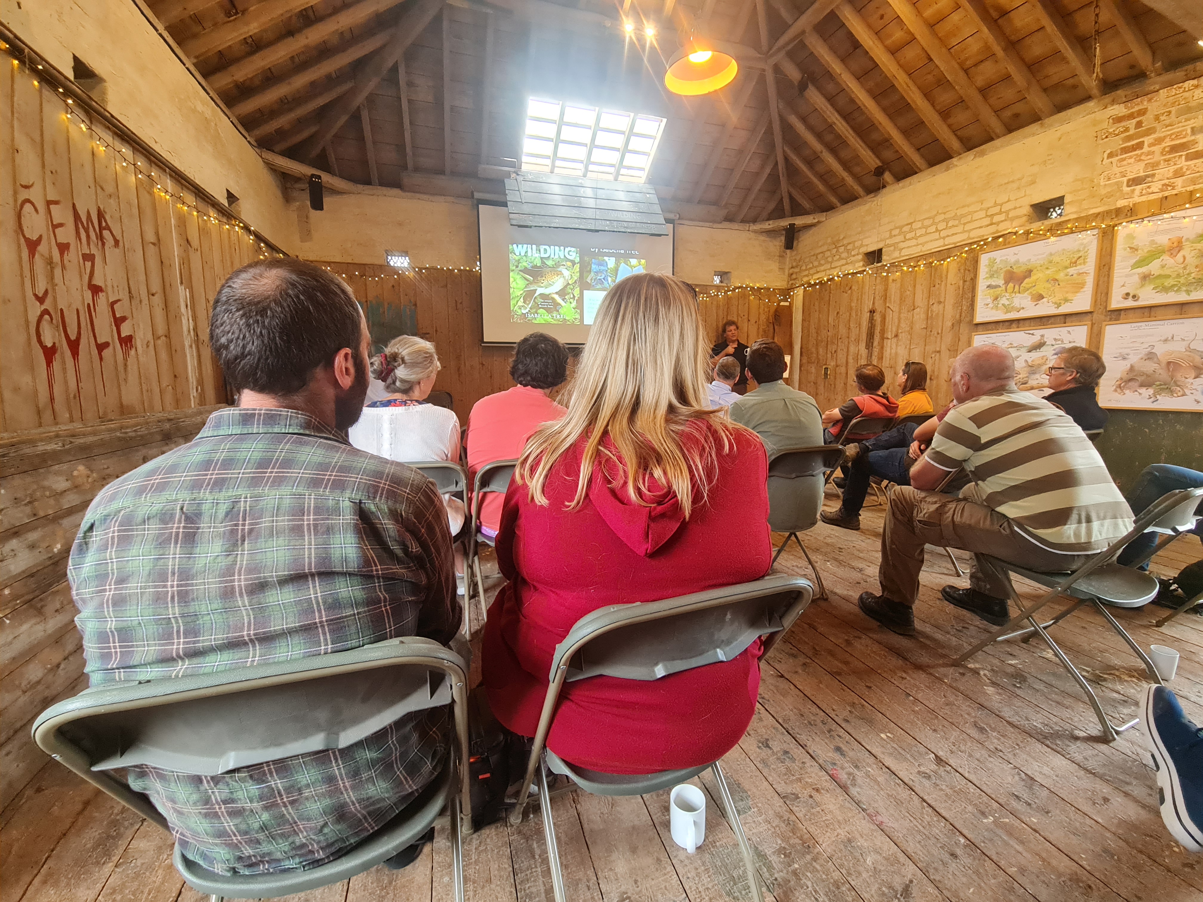 starting session at Knepp