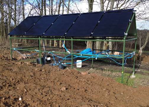 Chalk Extracted During Drilling