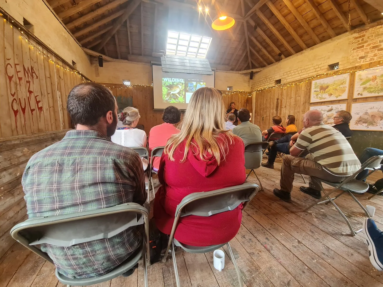 starting session at Knepp
