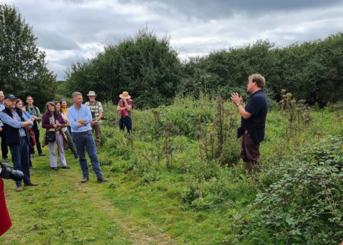 starting session at Knepp