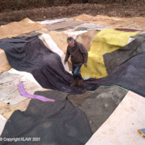 Image of pond under construction